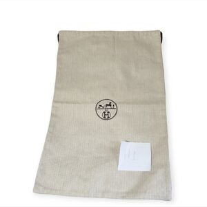 Authentic Hermes Cotton Drawstring Dustbag Cover